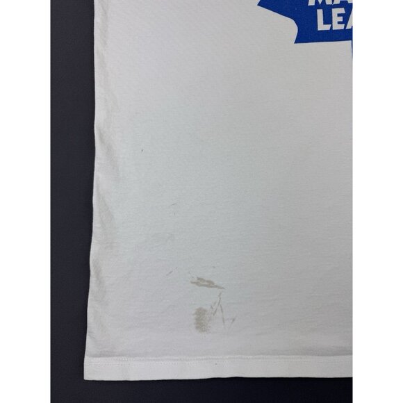 Rare Vintage 90s Toronto Maple Leafs NHL Hockey Canada Gildan XL Promo Tee - Picture 4 of 11